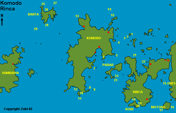Komodo dive sites
