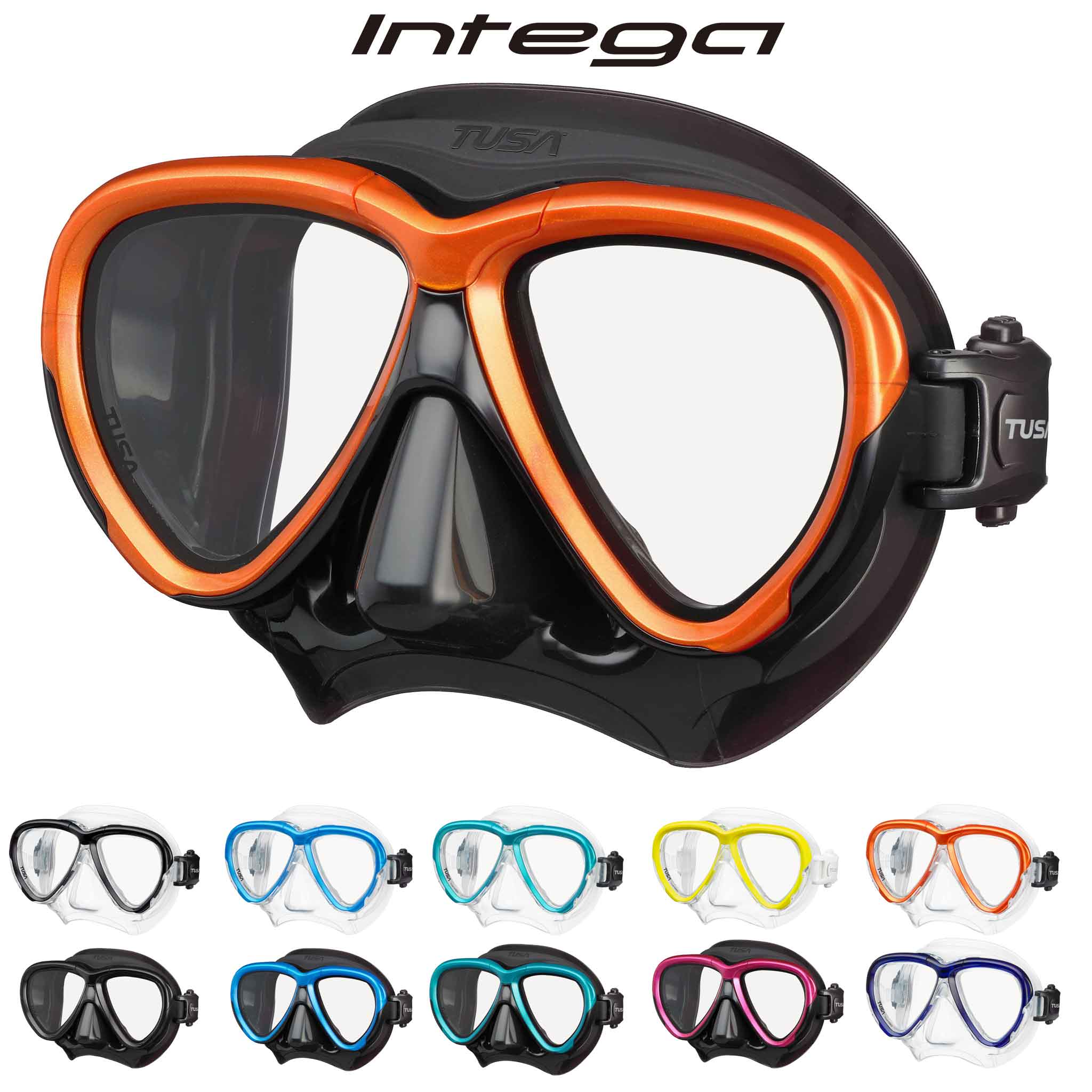 TUSA Intega Prescription Mask | Positive Correction Lenses | Dive