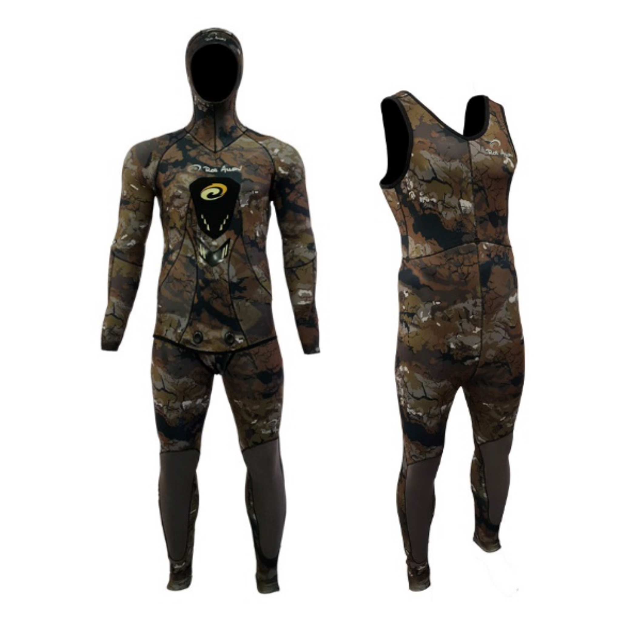 NEW 3mm Men Spearfishing Wetsuit Camouflage Neoprene TOP/PANTS Diving Suit  For Scuba Free Diving Jumpsuit Cold Water Swimsuit