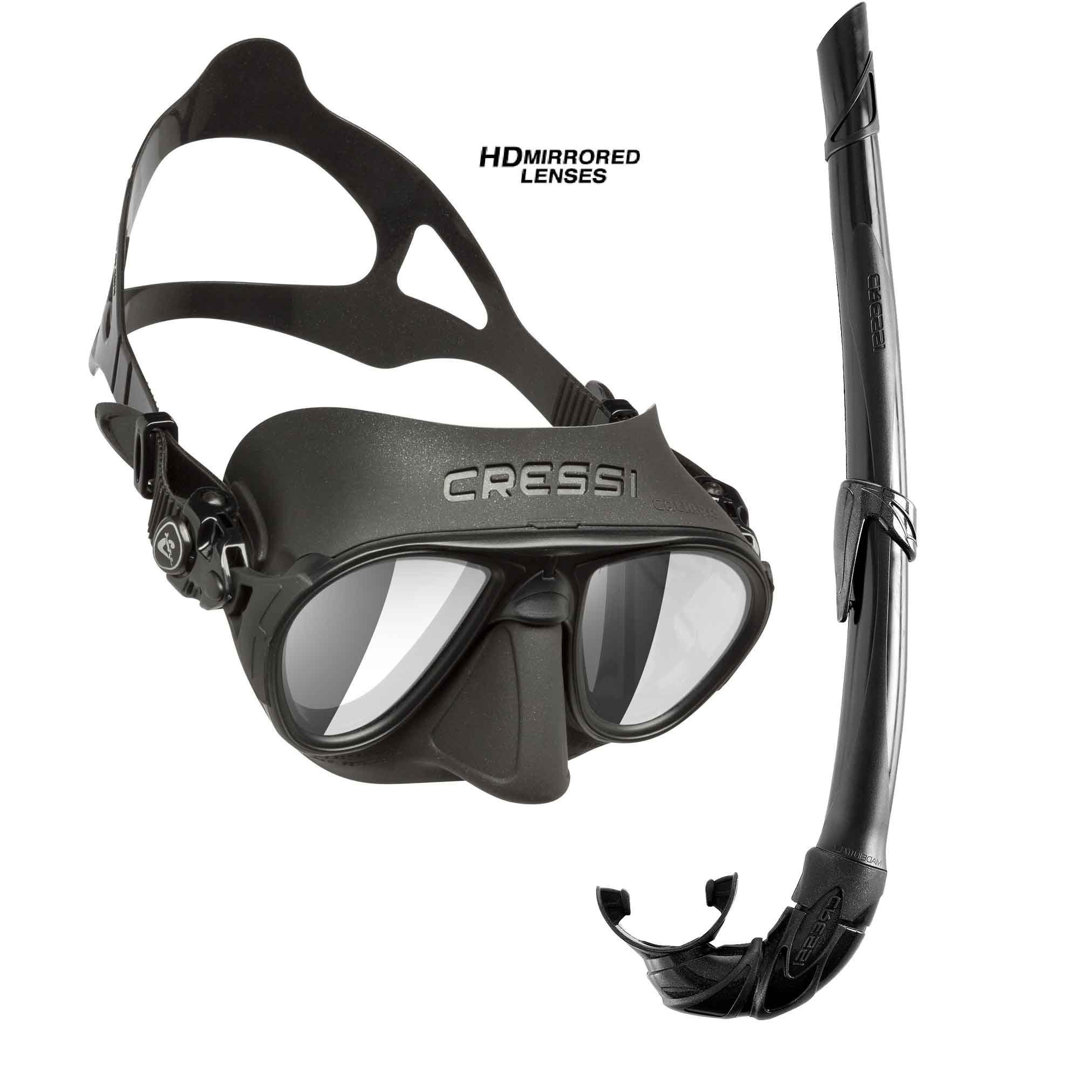 Cressi Junior Frameless Mask Dry Snorkel Set 