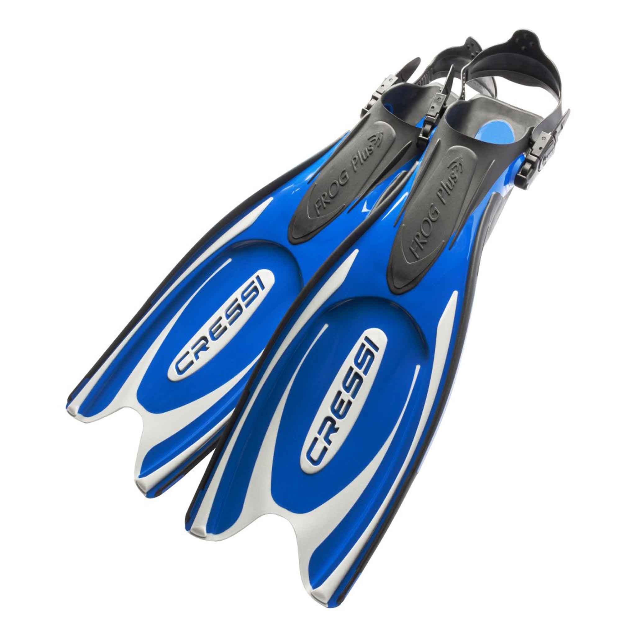 Cressi Frog Plus Diving Fins Blue Dive Gear Australia