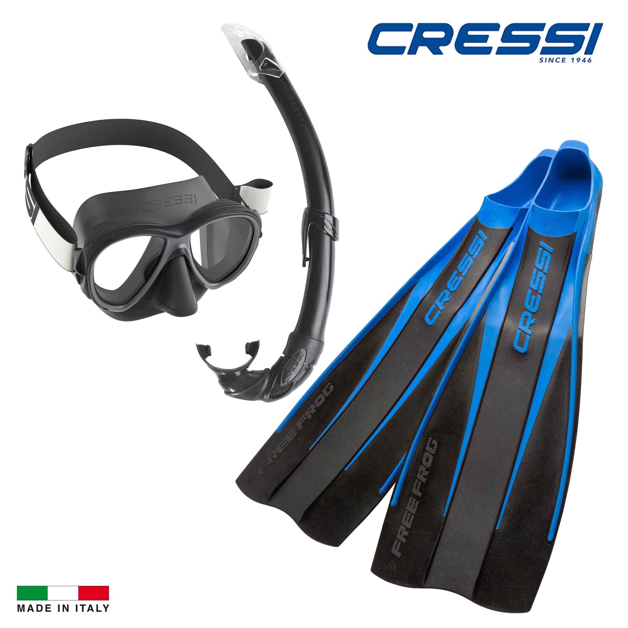 Set Maschera E Snorkel Cressi Samoa + Mexico - Per Snorkeling E Immersioni, Unisex Adulto - Foto 9