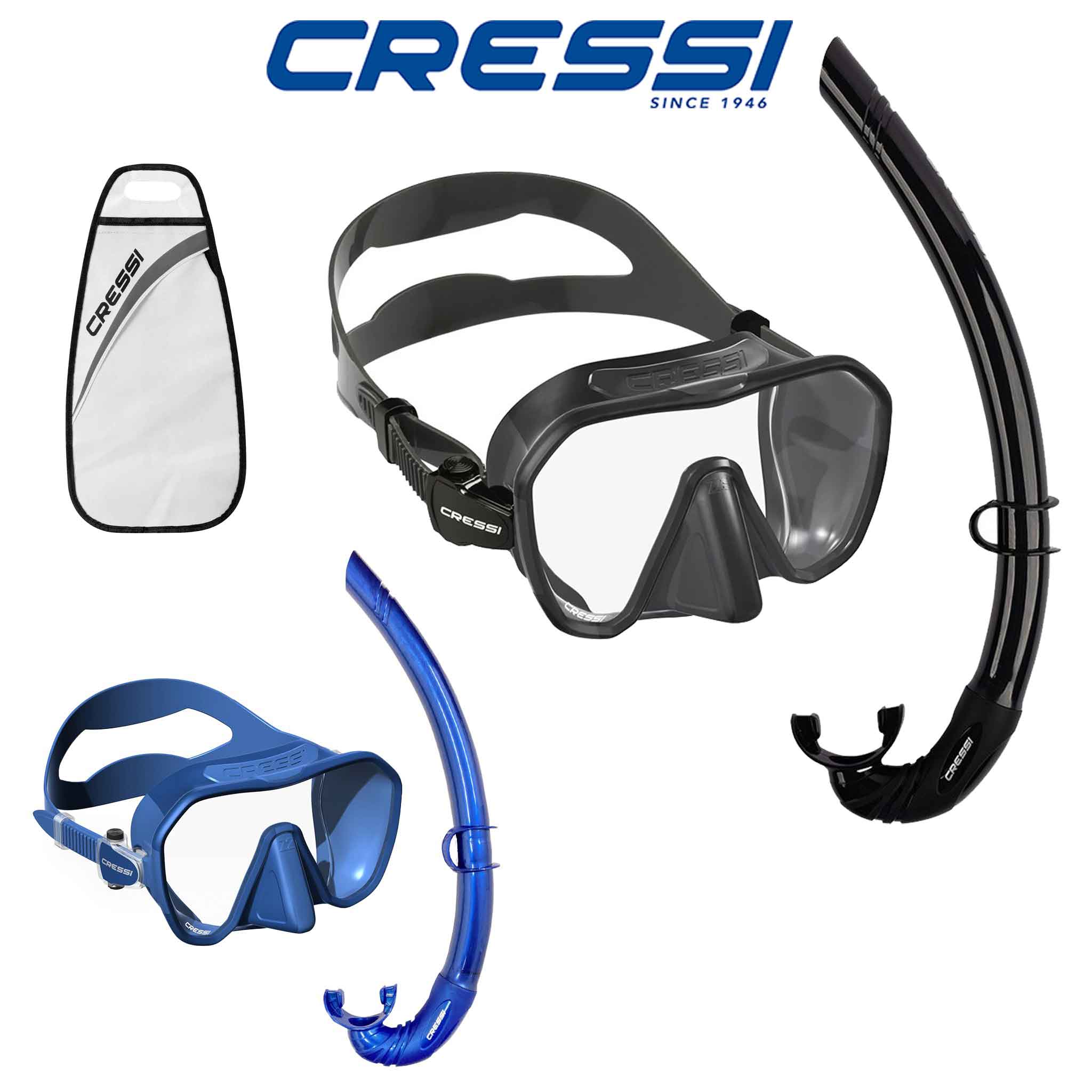 Cressi Z2 Dive Mask: State-of-the-Art Frameless Structure | Dive Gear ...