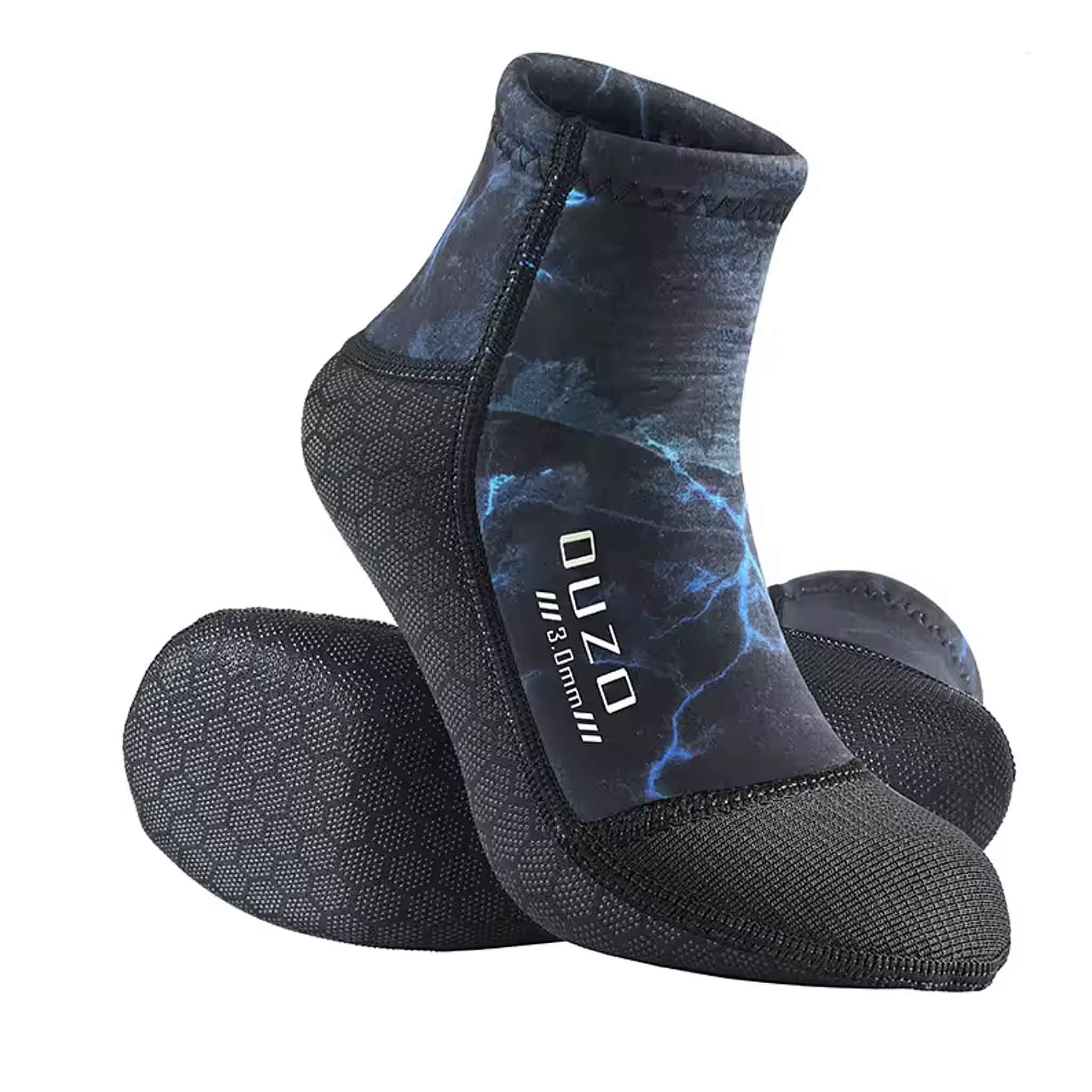 HQ Diving Tough 3mm Shorty Fin Socks Ultra Comfort Neoprene